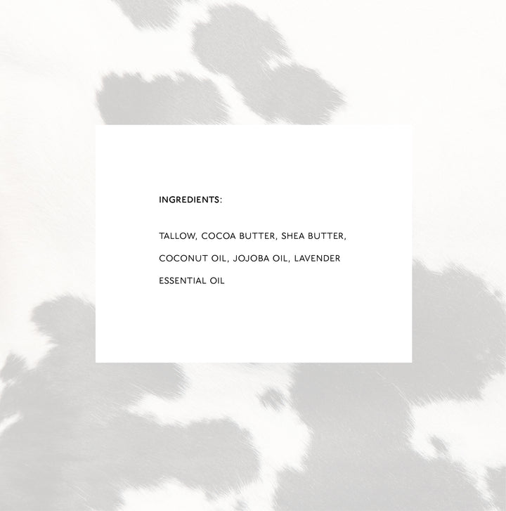 BALM SUNDAY® Tallow Based Body Balm for Dry Skin | Deep Moisture Natural Body Balm