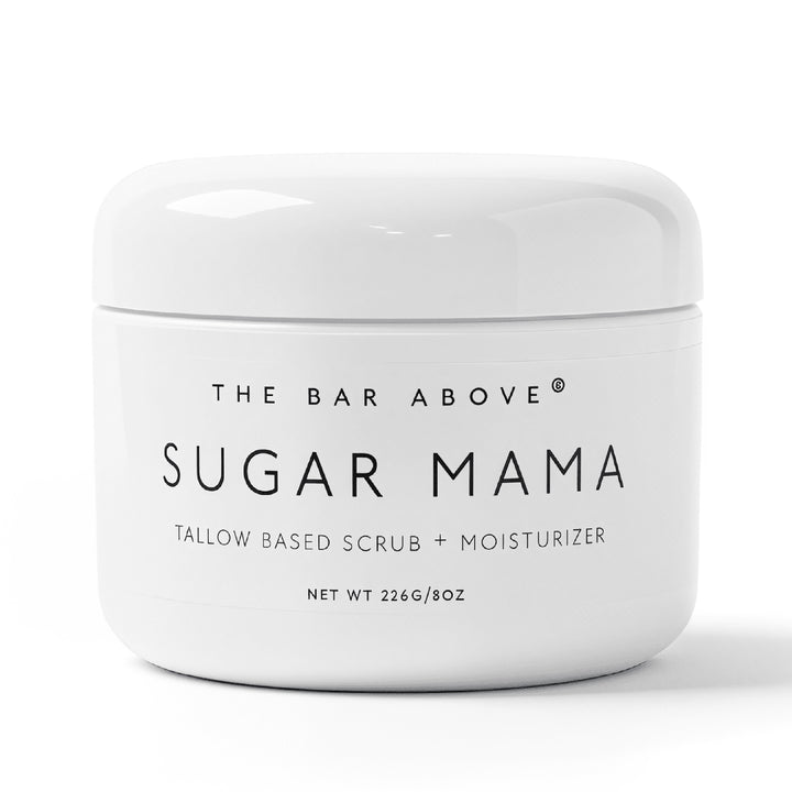 SUGAR MAMA®| Whipped Tallow Sugar Scrub + Moisturizer for Soft, Radiant Skin